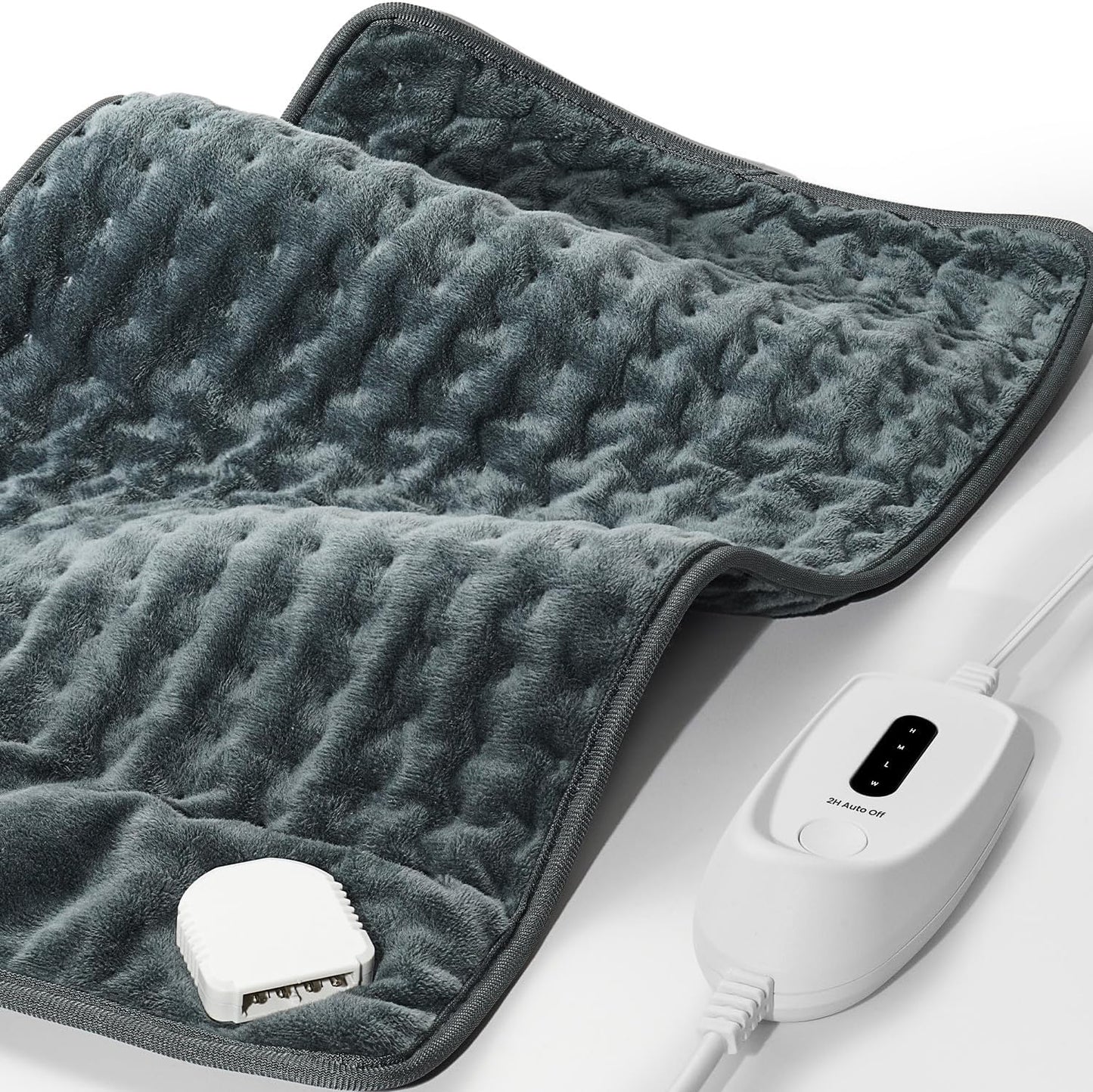 Large Electric Heating Pad for Pain Relief - FSA HSA Eligible, 2H Auto Shut Off, Moist/Dry, Washable