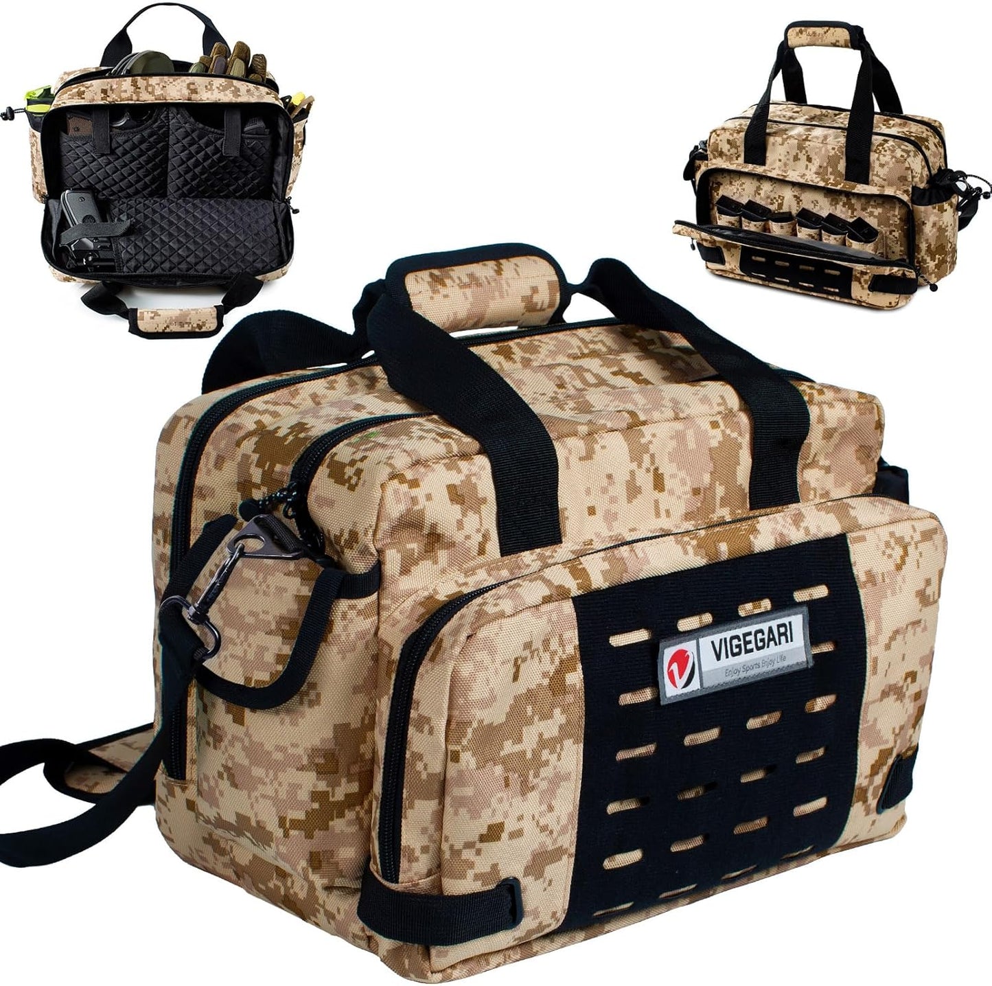 Tactical Handgun Case - Pistol Shooting Bag for Secure Transport