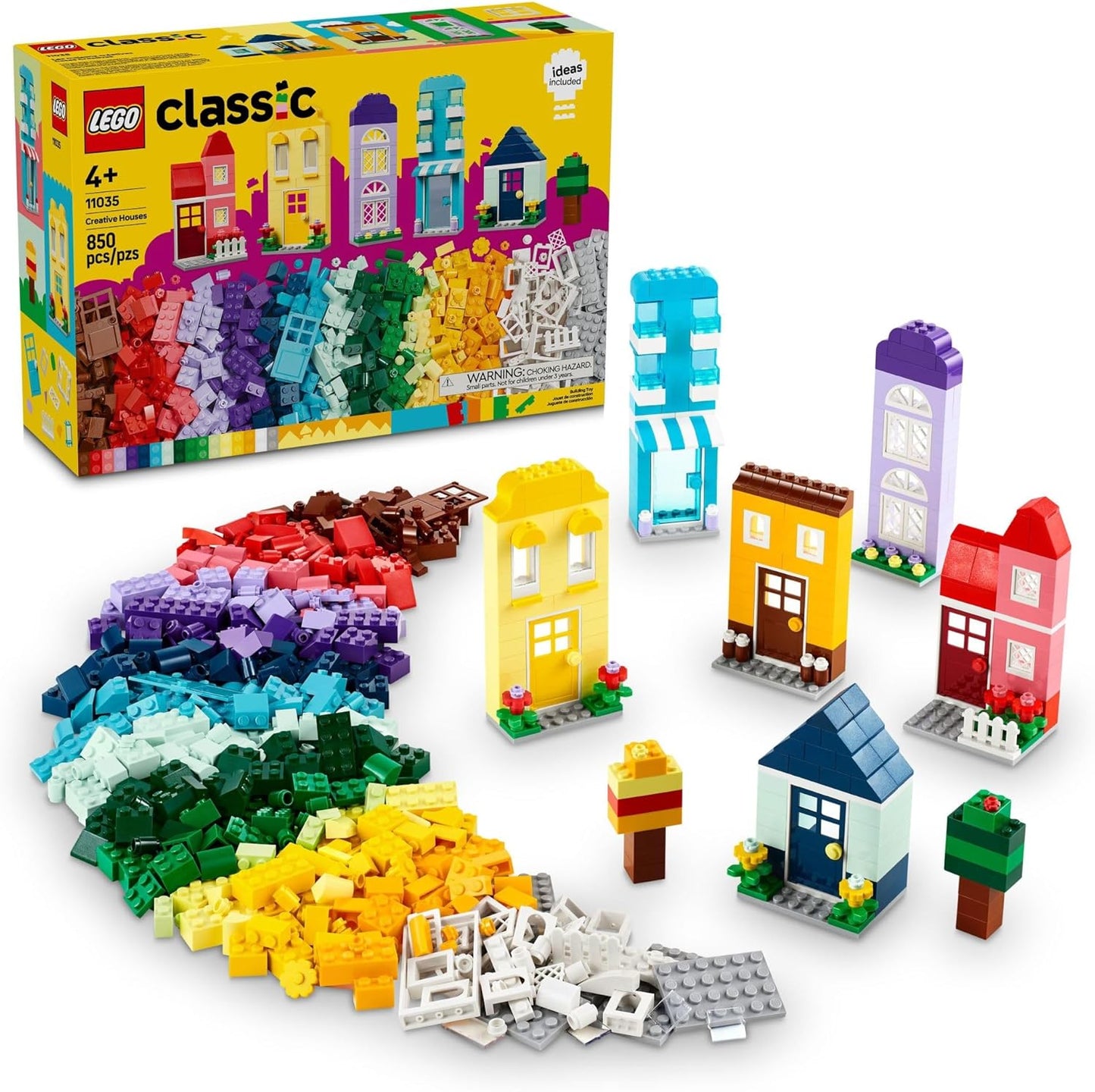 LEGO Classic Creative Houses Building Set for Young Builders
