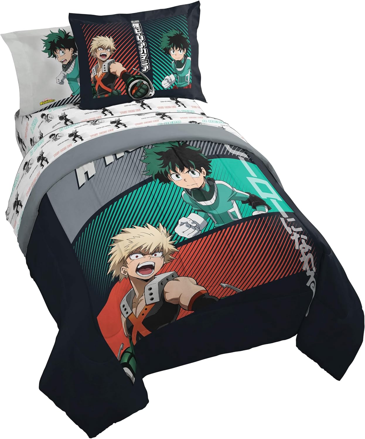 My Hero Academia Kids Comforter Set for Stylish Room Decor