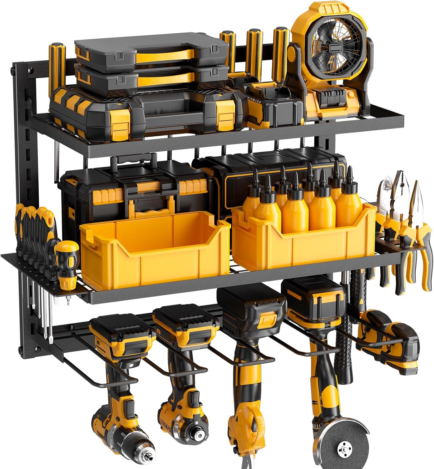 Adjustable 3-Layer Power Tool Holder by DIYAREA