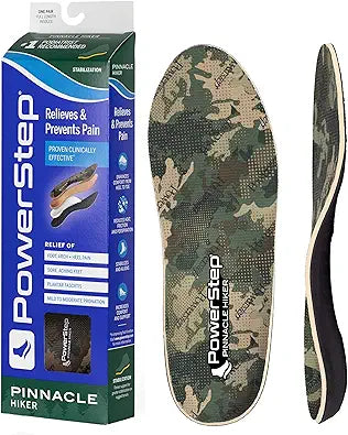 Powerstep Pinnacle Hiker Insoles for Maximum Arch Support