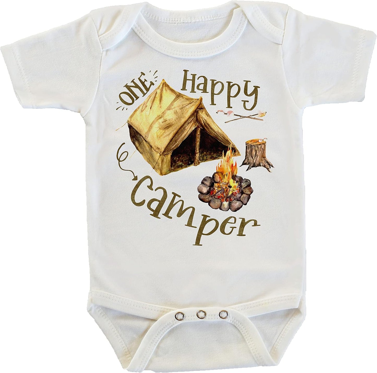 Happy Camper Infant Onesie