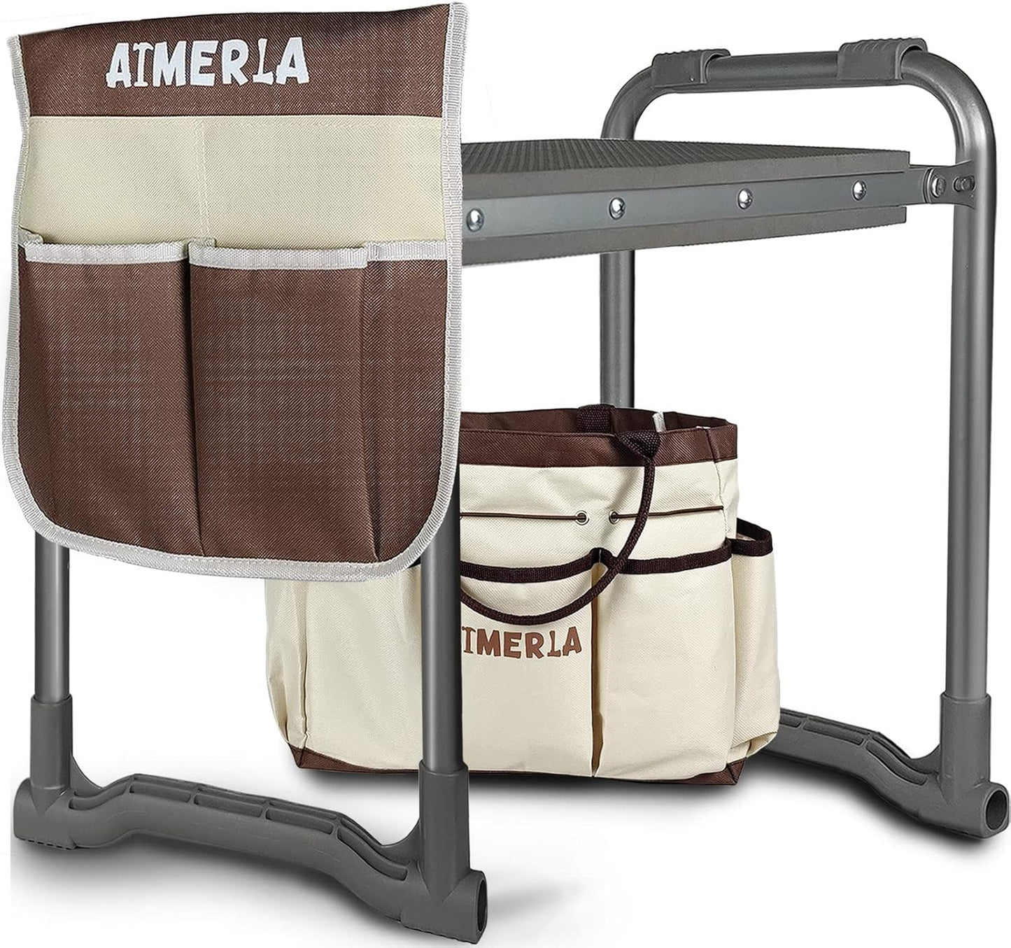 Aimerla Foldable Garden Kneeler Seat for Pain-Free Gardening