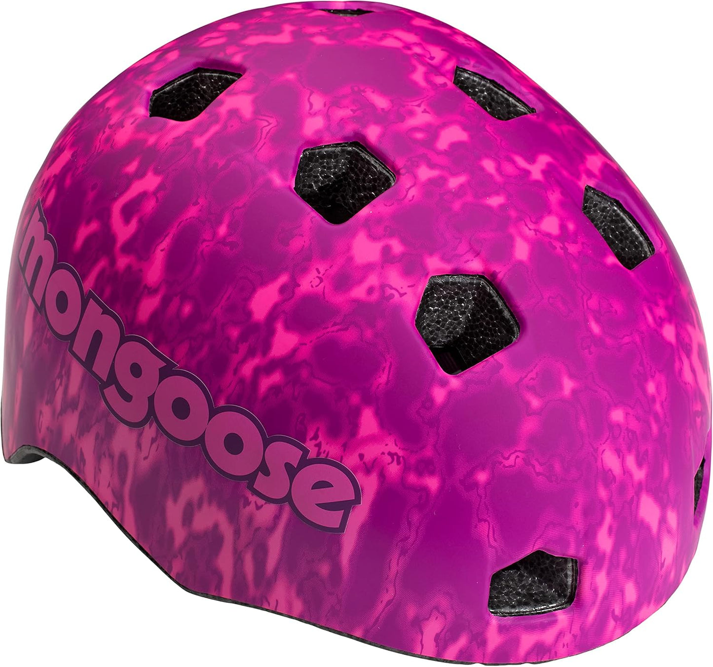 Protective Pink Mongoose Girls Helmet