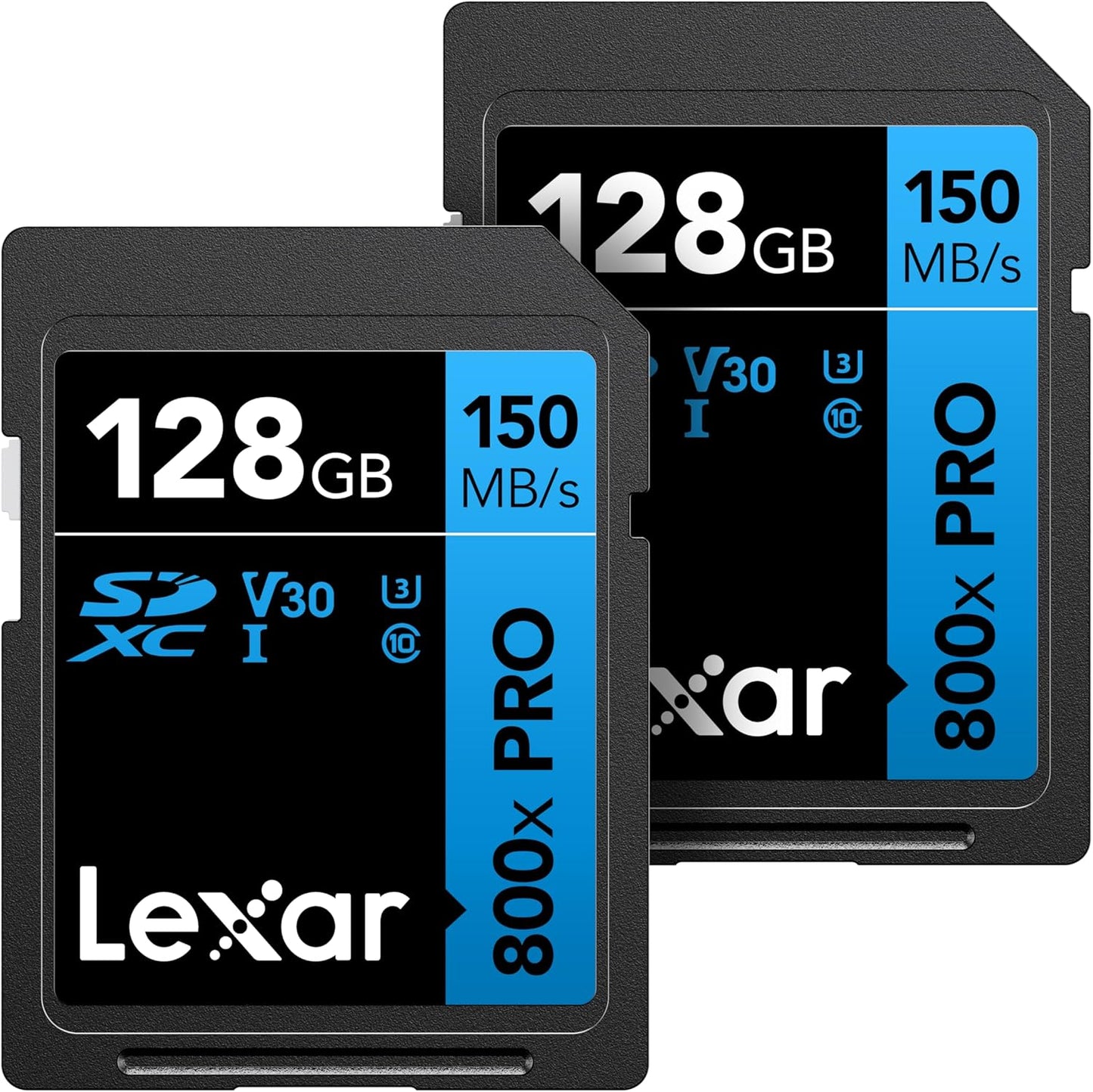 Lexar 128GB High-Performance 800x PRO SD Card for Cameras