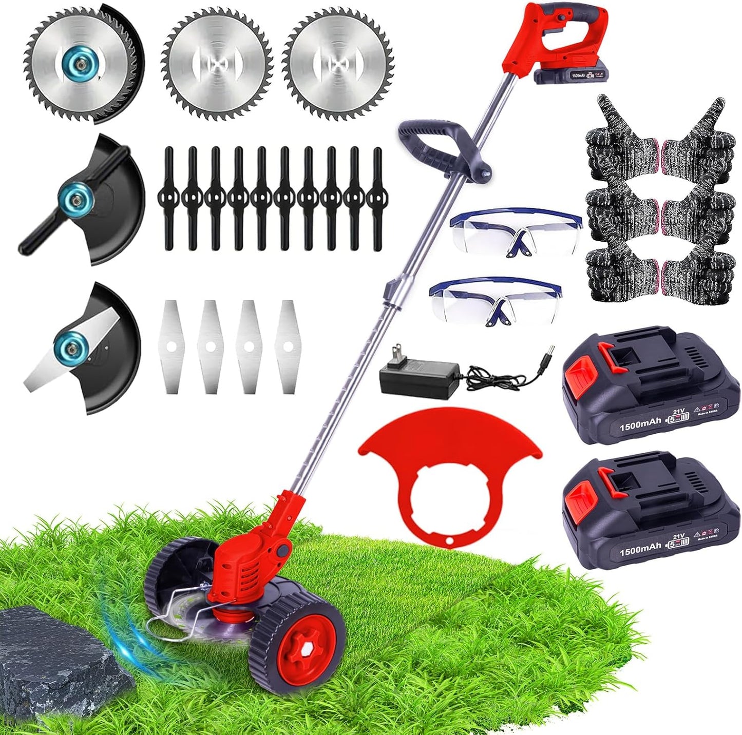 Cordless Adjustable Weed Wacker for Effortless Lawn Care