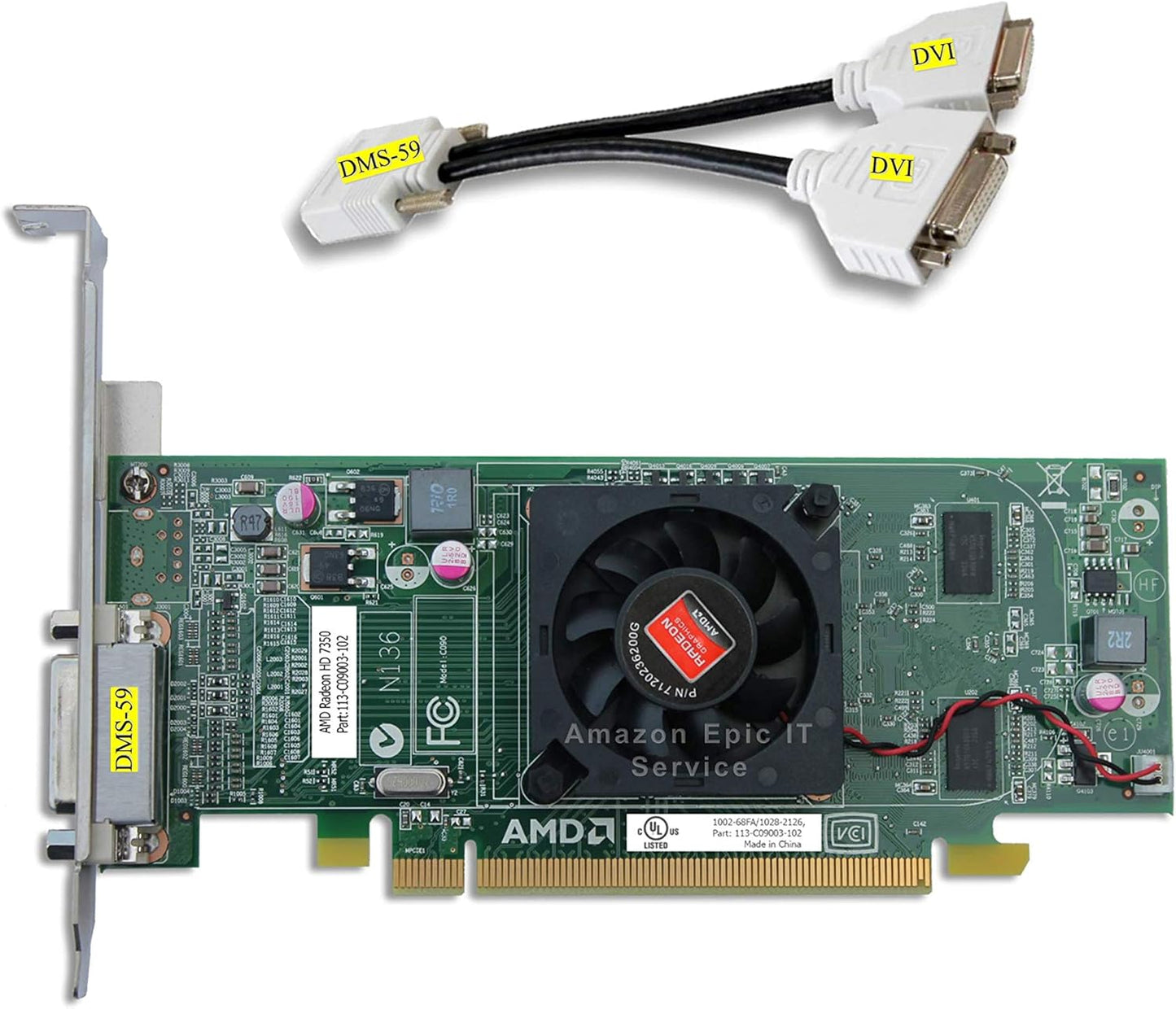 AMD Radeon HD 7350 512MB Graphics Card for Home and Office Use