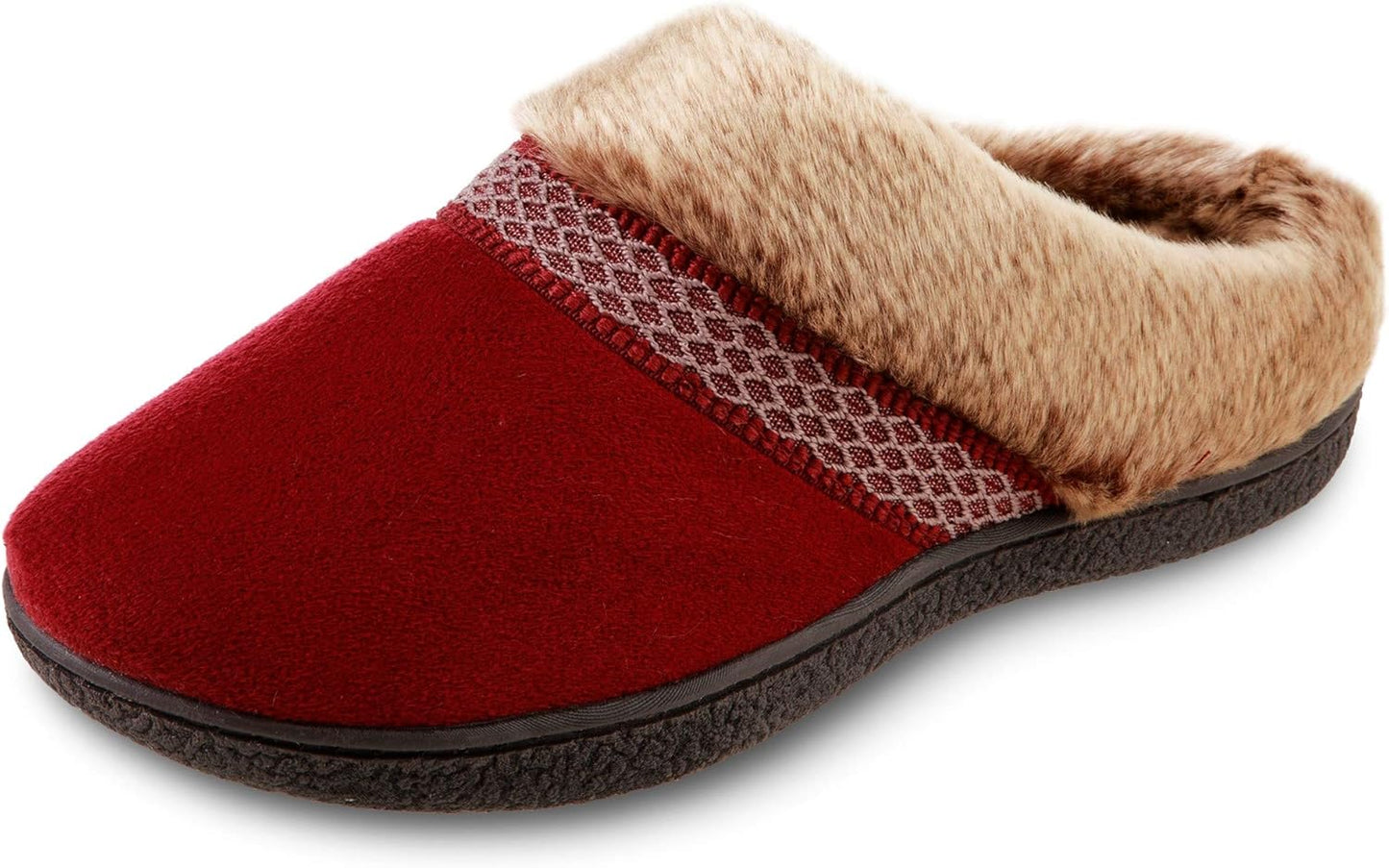 isotoner Women's Indoor/Outdoor Slip-on Memory Foam Clog Slippers