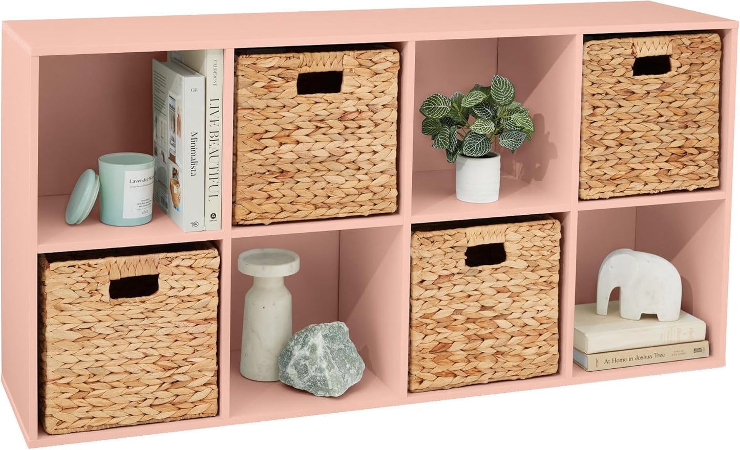 Kids Bookcase 8-Cube Storage Organizer for Toys and Books