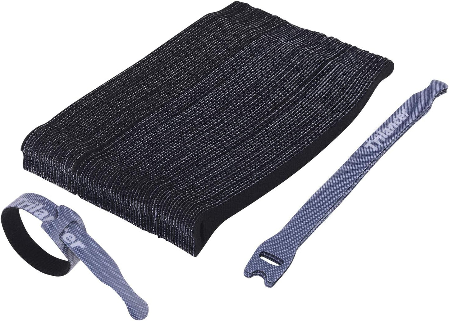 50 Pack Trilancer Cable Straps: Adjustable Cord Organizer