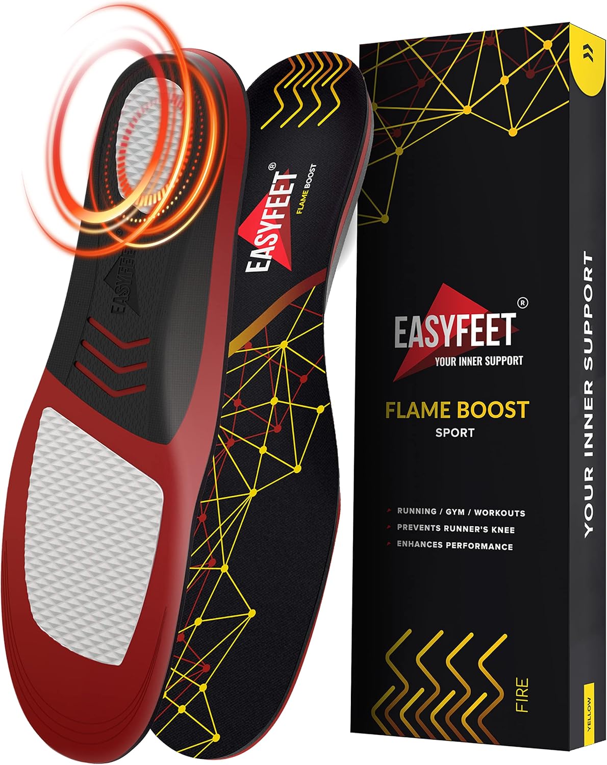 Running Athletic Shoe Insoles for Men and Women - Sport Comfort