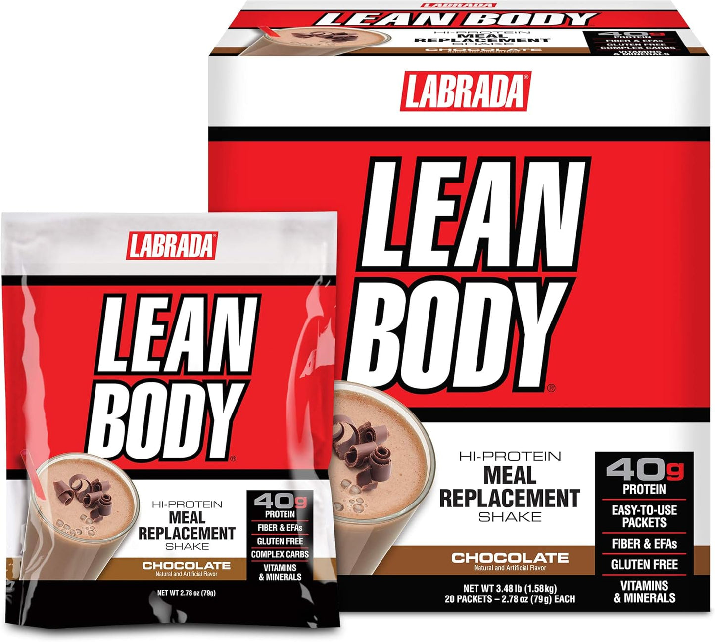 Labrada Nutrition Lean Body Hi-Protein Meal Replacement Shake