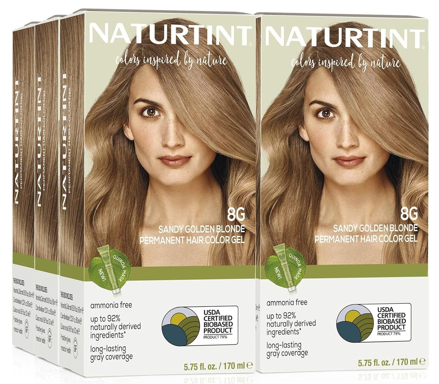 Naturtint 8G Sandy Golden Blonde Hair Color for Gorgeous Results
