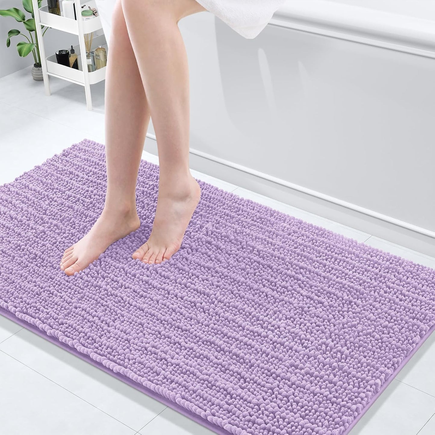Arotive Luxury Chenille Bathroom Rug Mat for Ultimate Comfort