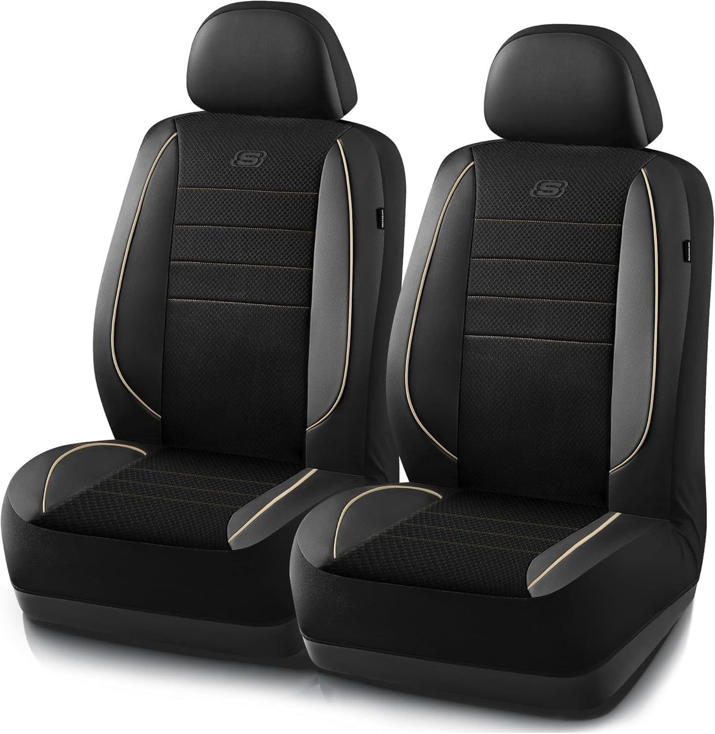 Skechers Air-Cooled Memory Foam Car Seat Covers for Comfort