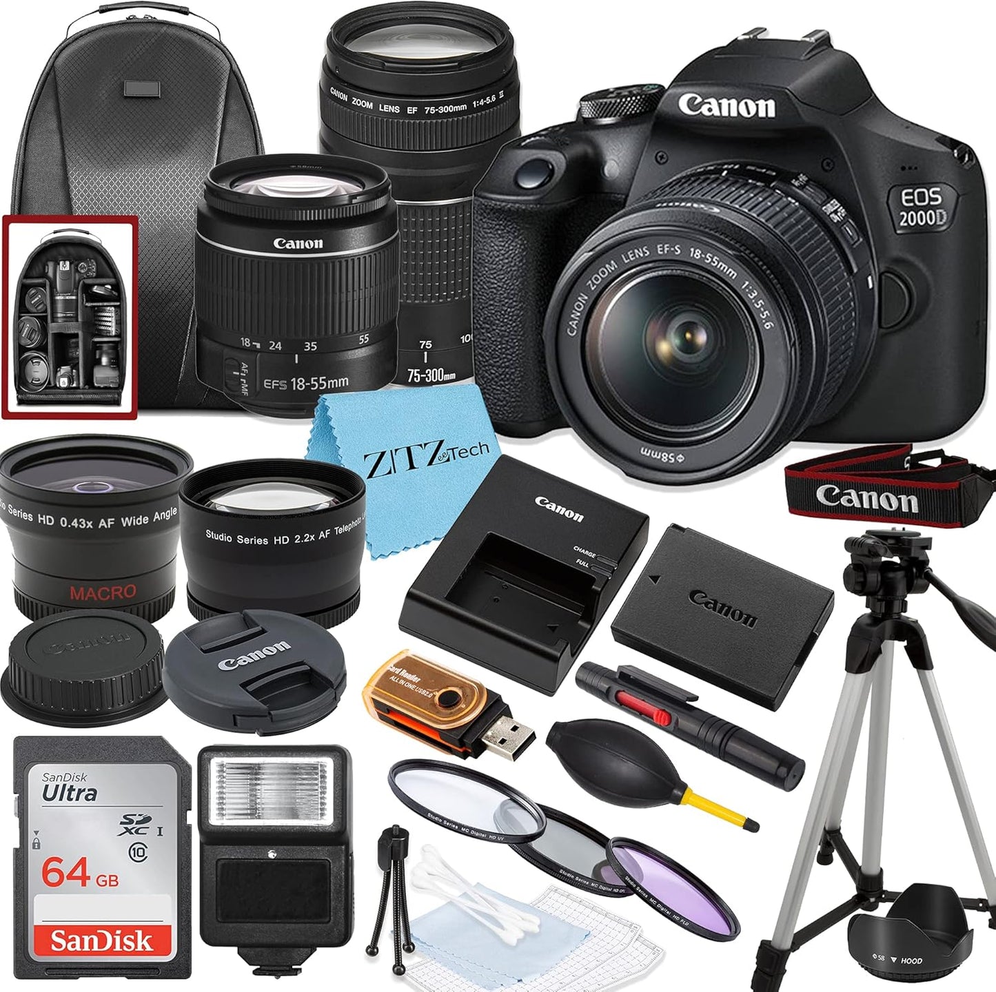 Capture Every Moment: Canon EOS 2000D Bundle