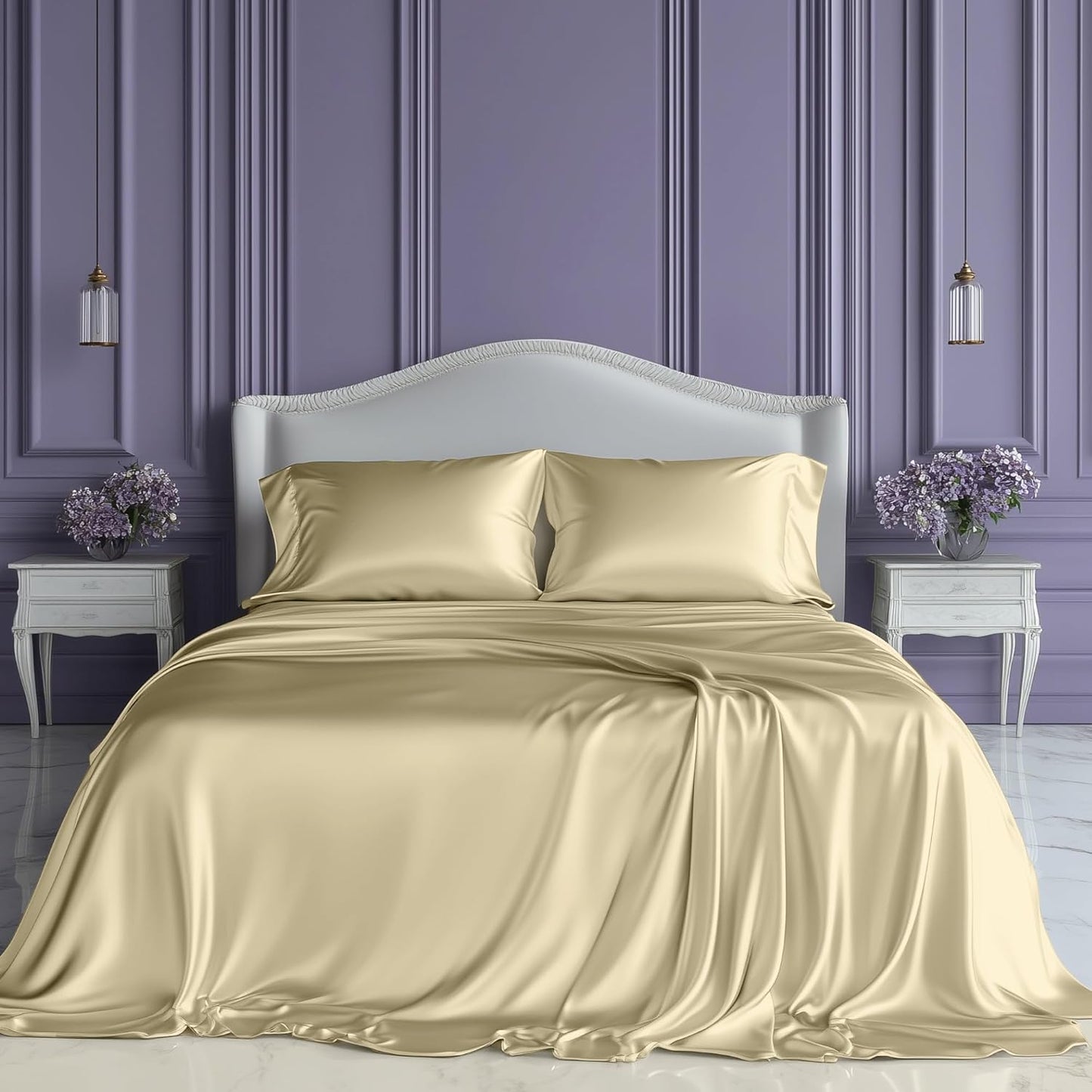 Satin Sheets King Size Set for Luxurious Sleep Experience