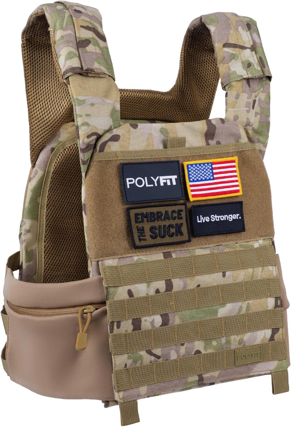 POLYFIT Weighted Vest for Strength and Endurance Training
