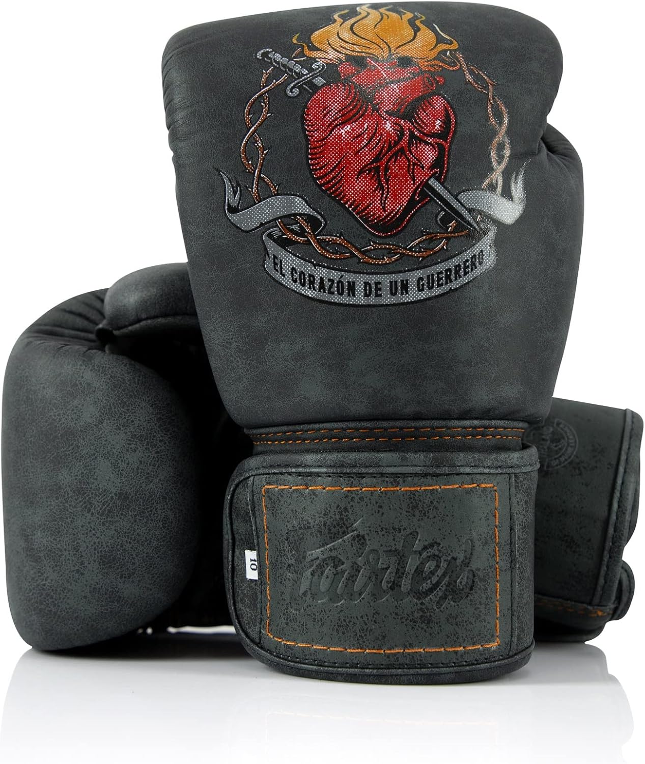 Fairtex Warrior Boxing Gloves: Syntek Leather + Velcro Strap