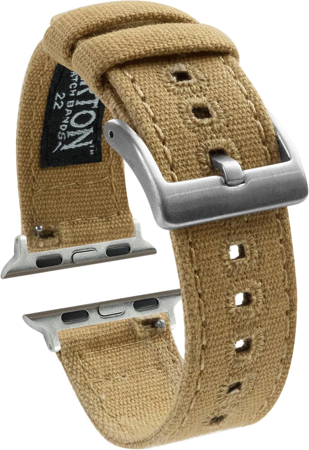 BARTON WATCH BANDS Canvas Watch Bands for Apple Watch Models
