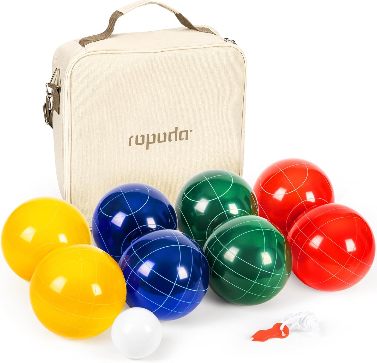 Professional 107mm Bocce Ball Set for Fun Outdoor Games