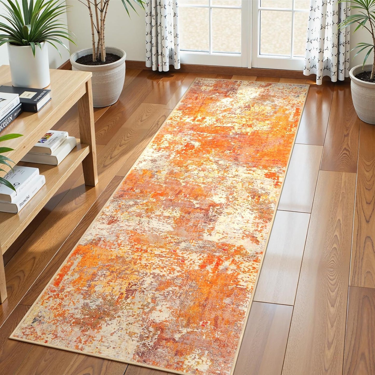 Lahome Modern Abstract Runner Rug - Stylish 2x6 Indoor Carpet