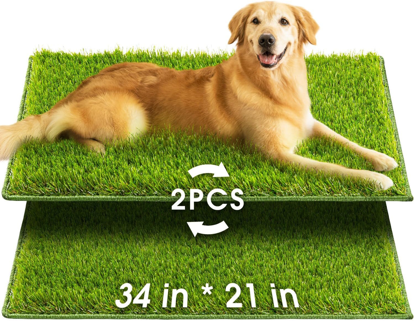 Hompet Artificial Grass for Dogs, Perfect Potty Training Solution
