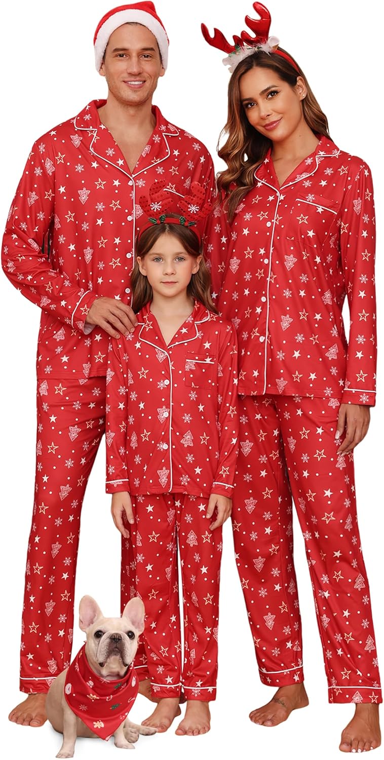 iClosam Christmas Family Matching Pajamas for Holiday Fun