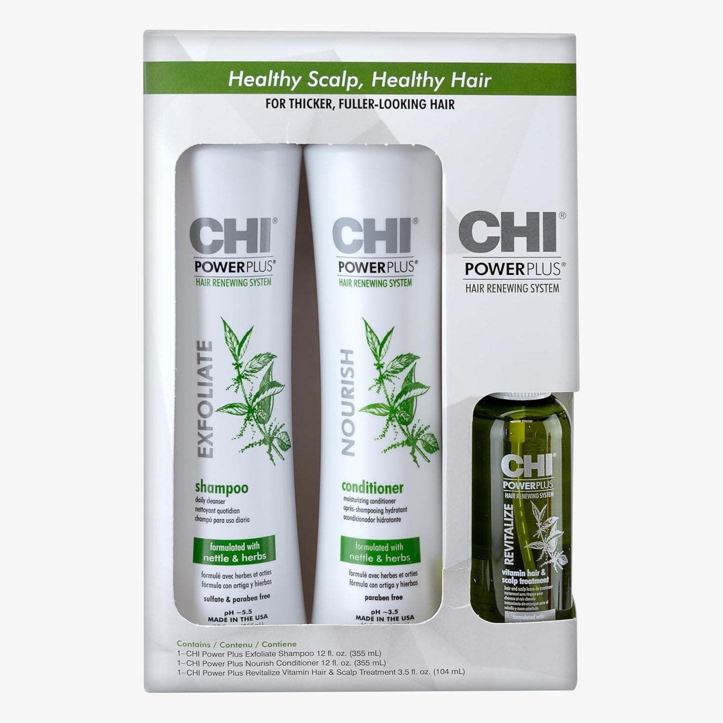 CHI Powerplus: Revitalize Hair & Scalp Kit