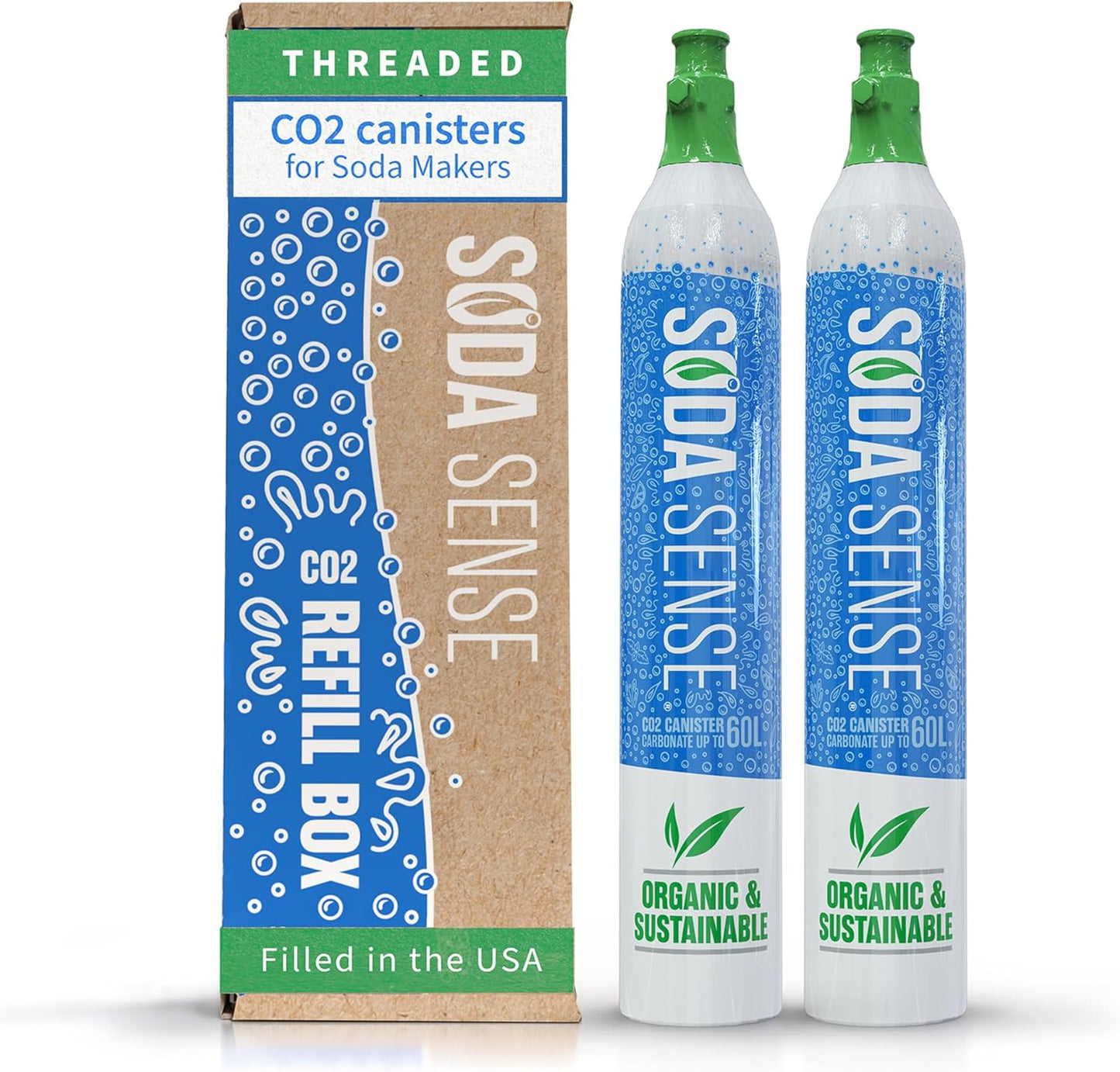Soda Sense 60L CO2 Exchange Canister - Eco-Friendly Solution
