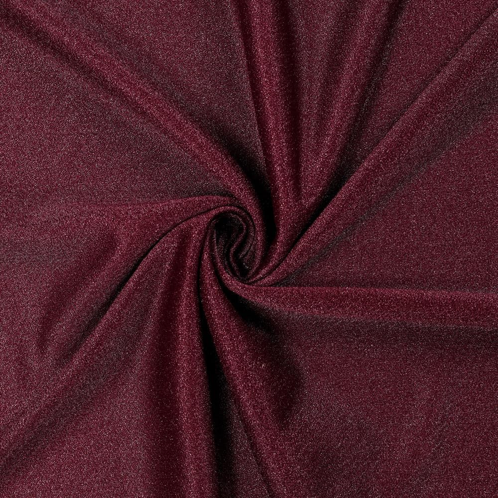 MDS Pack of 15 Yard Burgundy Sheer Chiffon Wedding Draping Fabric
