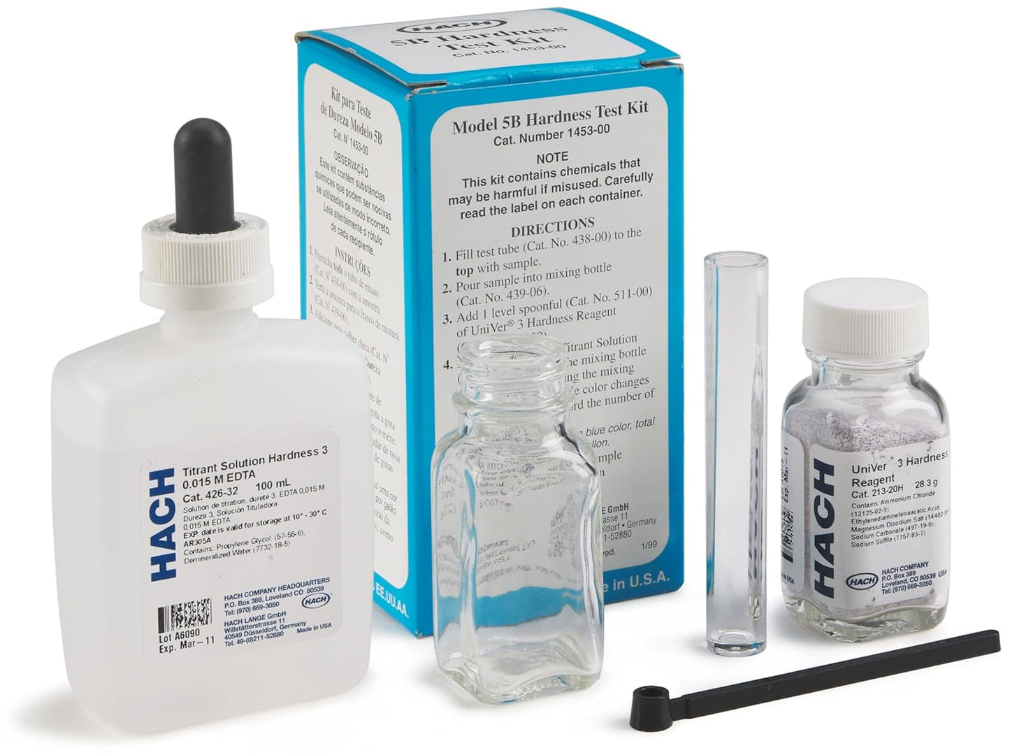 Hach Total Hardness Test Kit for Accurate Water Analysis