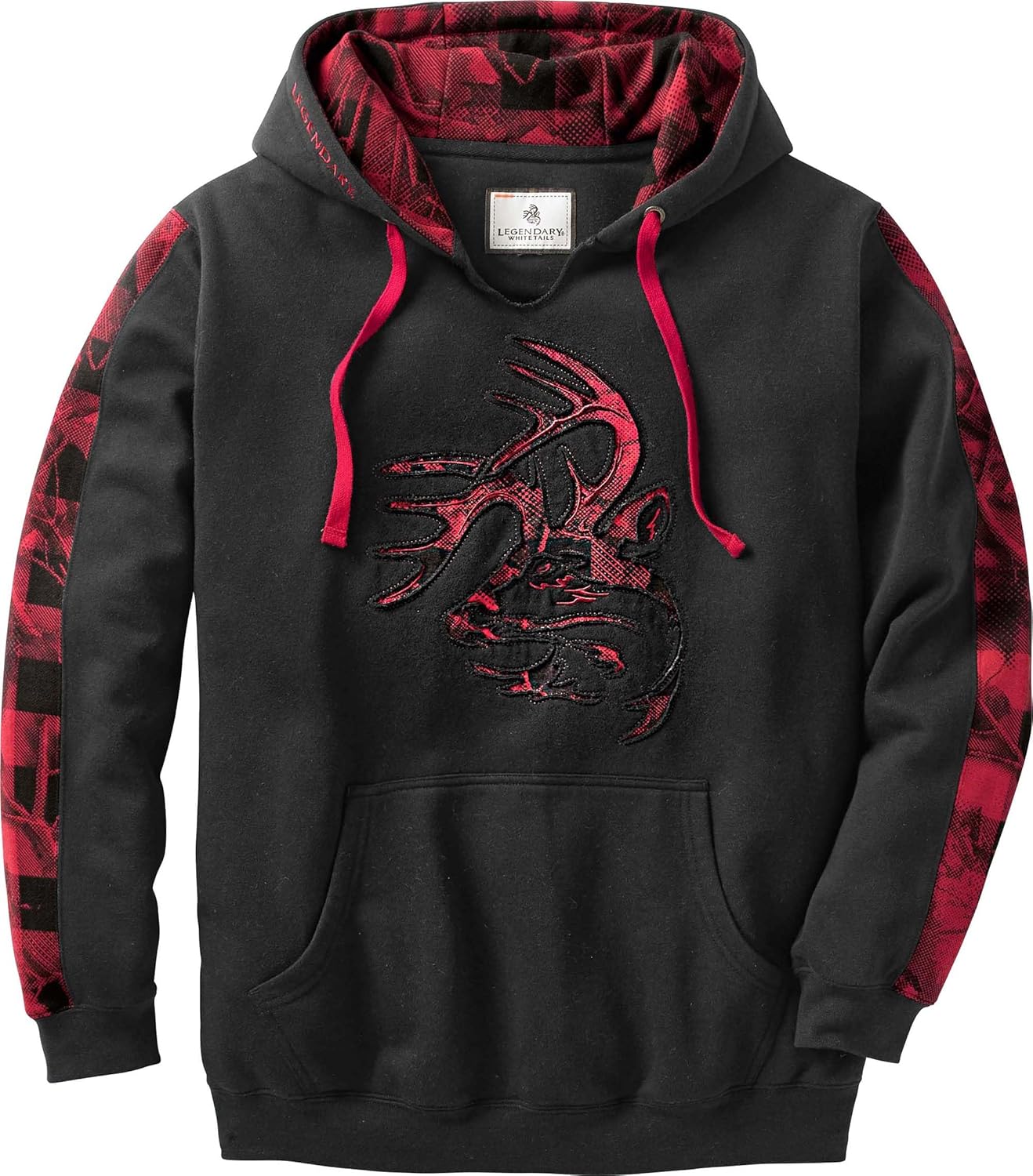 Legendary Whitetails Camo Hoodie Midweight V-Neck Pullover