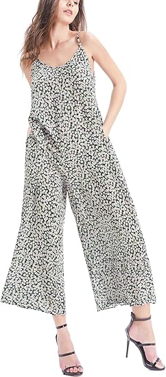 BUENOS NINOS Women's V Neck Floral Maxi Dress with Pockets