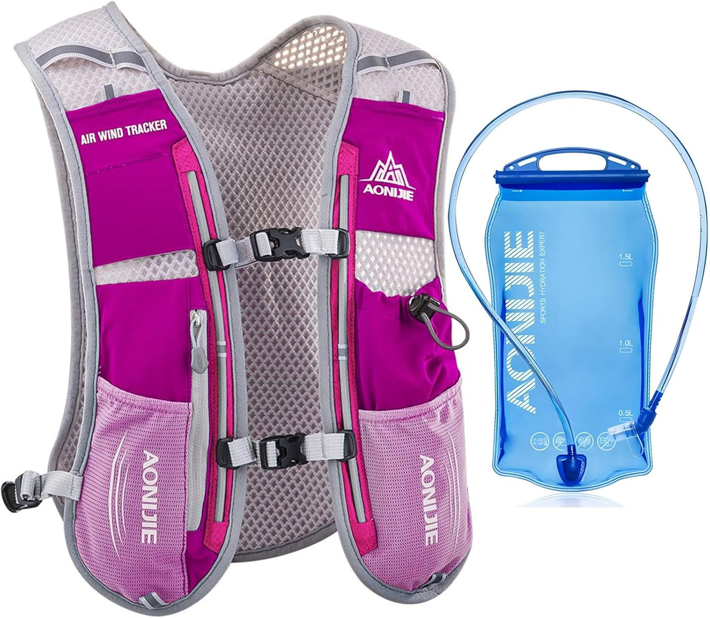 AONIJIE Hydration Vest Pack Backpack for Marathon Running