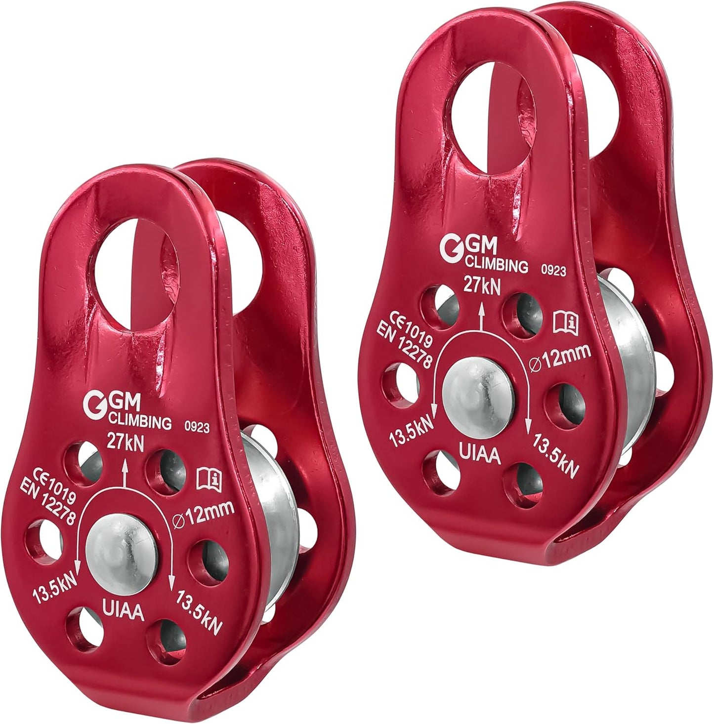 GM CLIMBING 27kN CE/UIAA Certified Micro Pulley