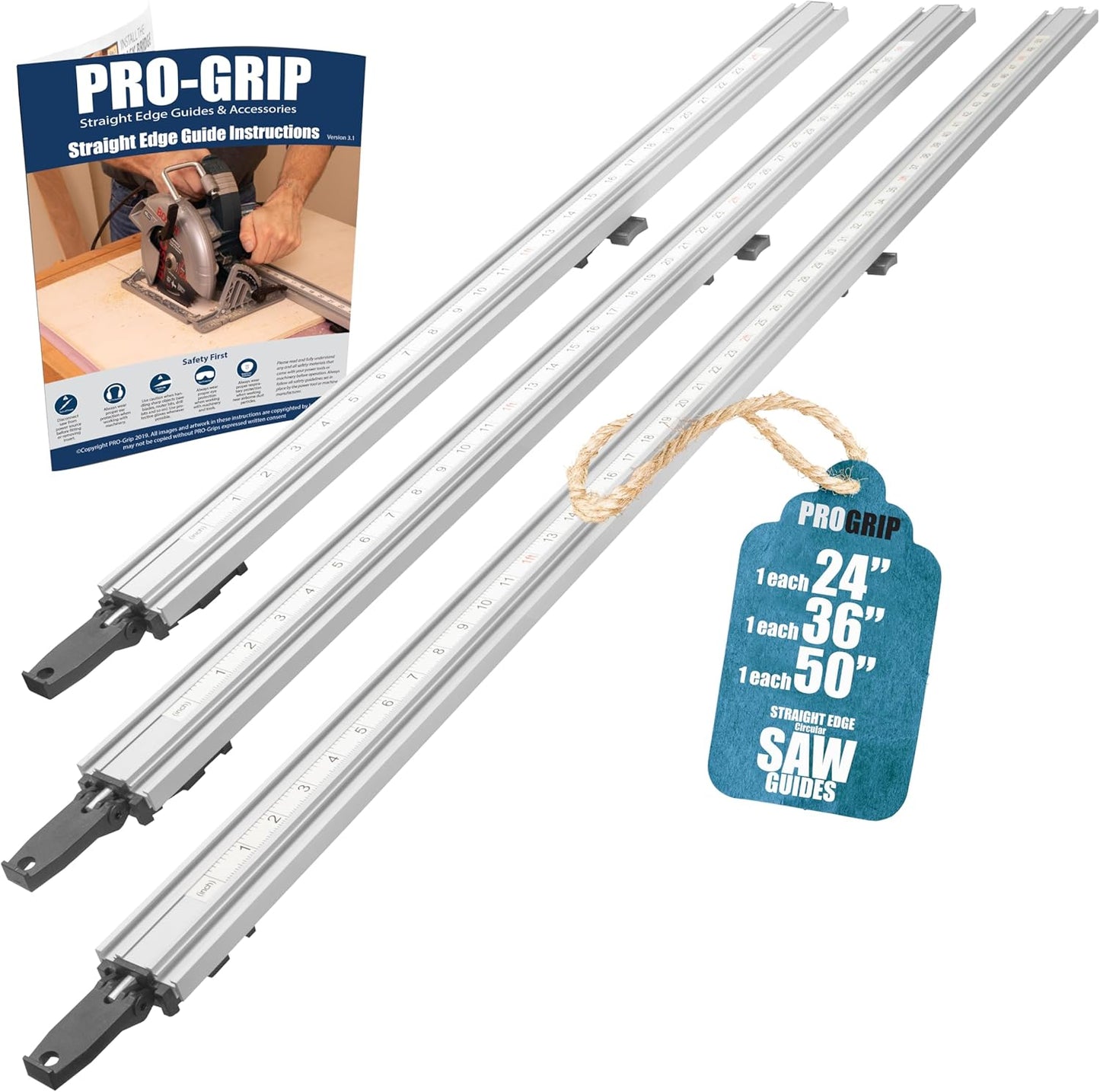 ProGrip Aluminum Edge Clamp Set for Precise Cutting Tasks