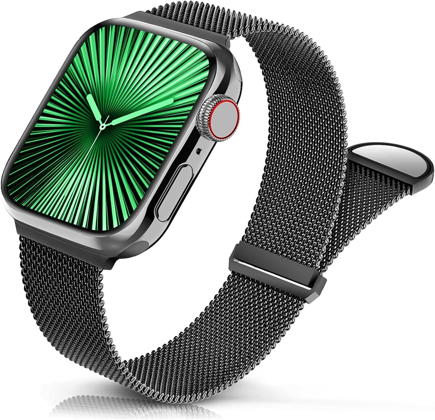Sunnywoo Stainless Steel Mesh Band for Apple Watch - Stylish Comfort!
