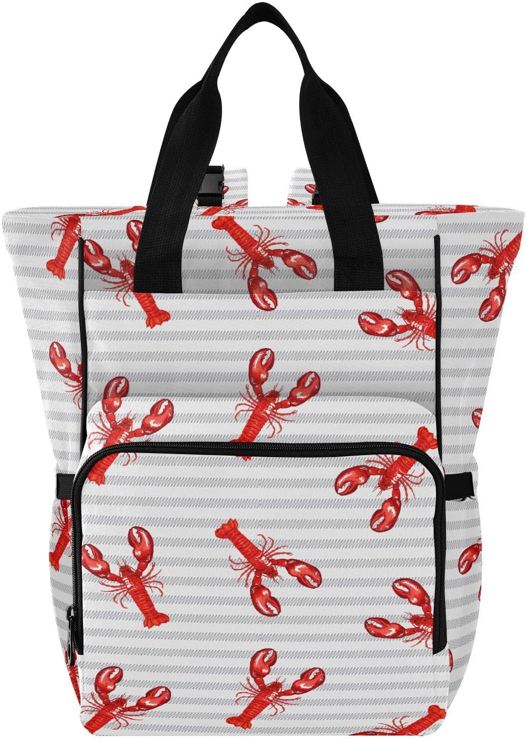 SPRIPORT Tropical Marine Diaper Backpack: Ultimate Baby Travel Companion