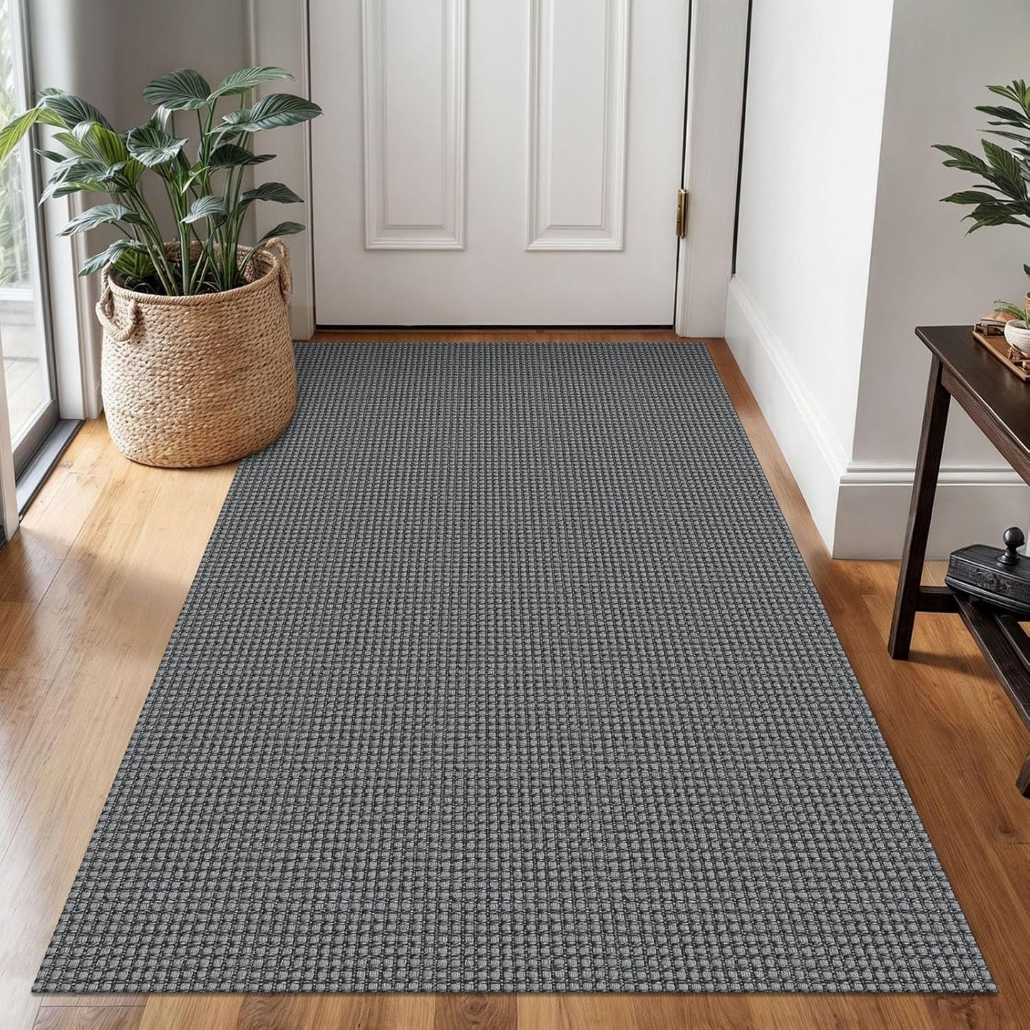 Braided Area Rug 3x5 Ft Washable Non Slip Throw Rug for Entryway