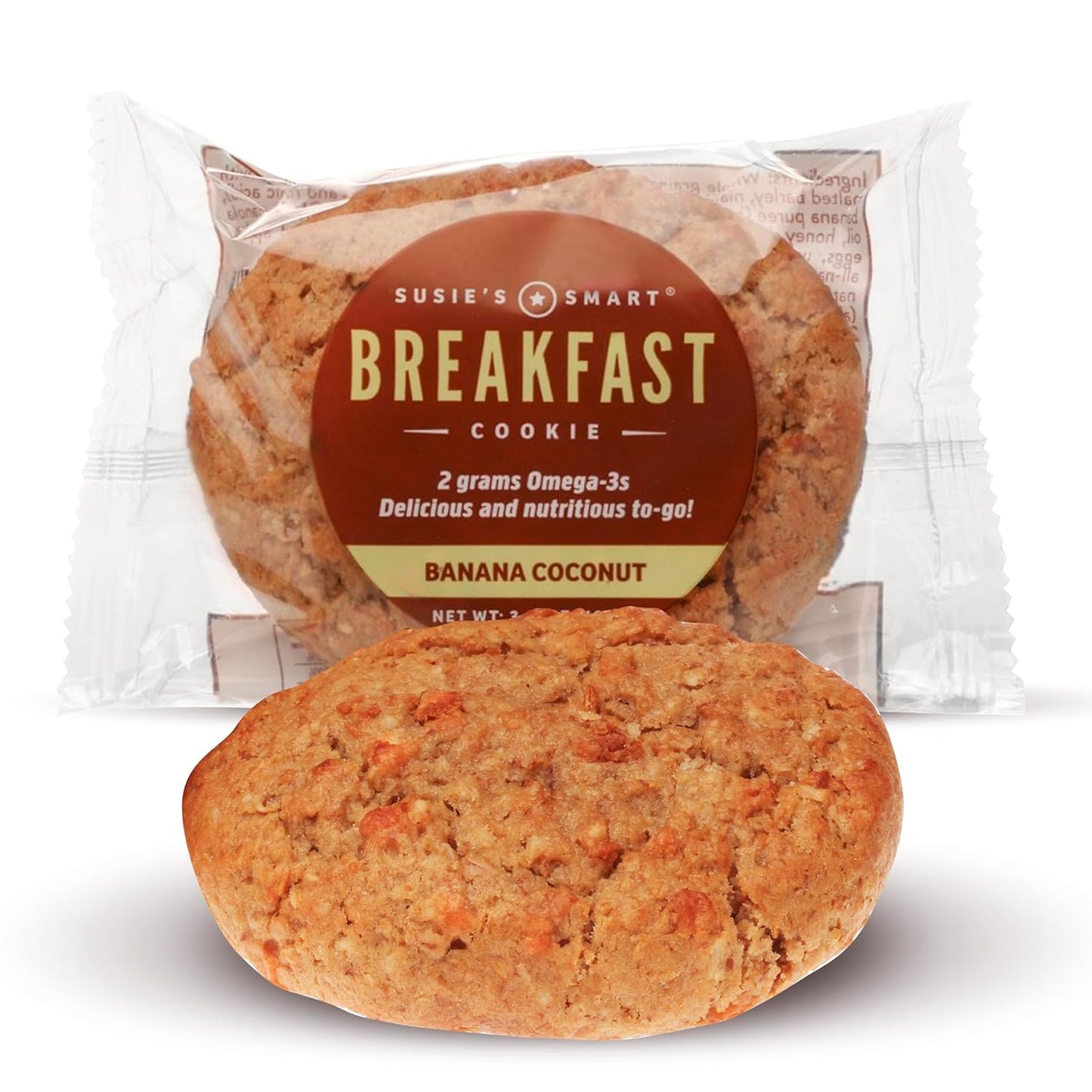 Susie's Smart Breakfast Cookie with Omega-3s and Protein Rich