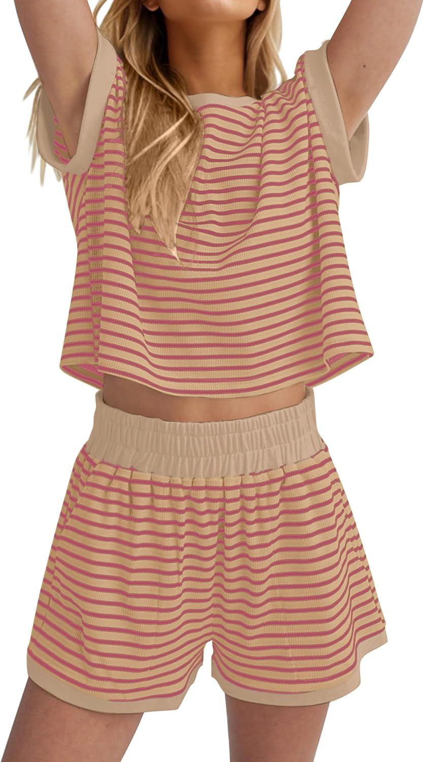 Women Summer 2 Piece Lounge Sets for Comfy Everyday Wear