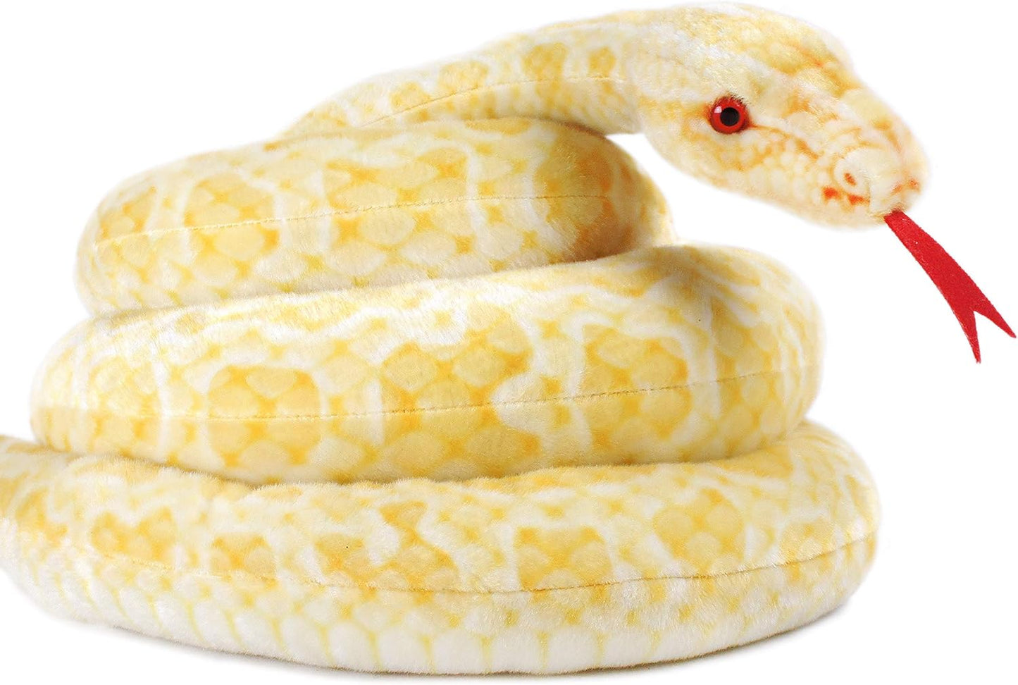 Alba The Albino Burmese Python - 100 Inch Plush Snake Review