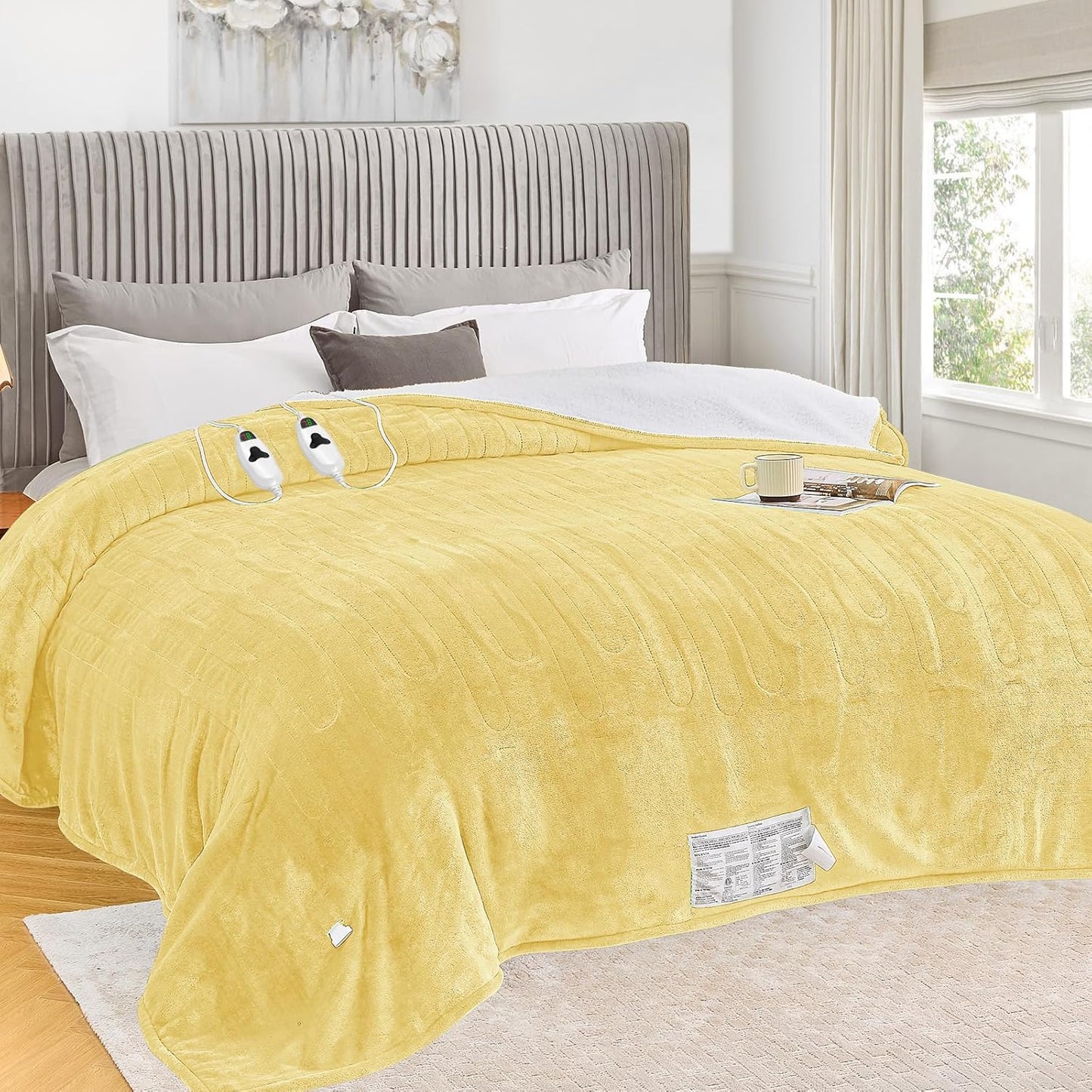 Greenoak Heated Blanket Electric King Size for Cozy Comfort
