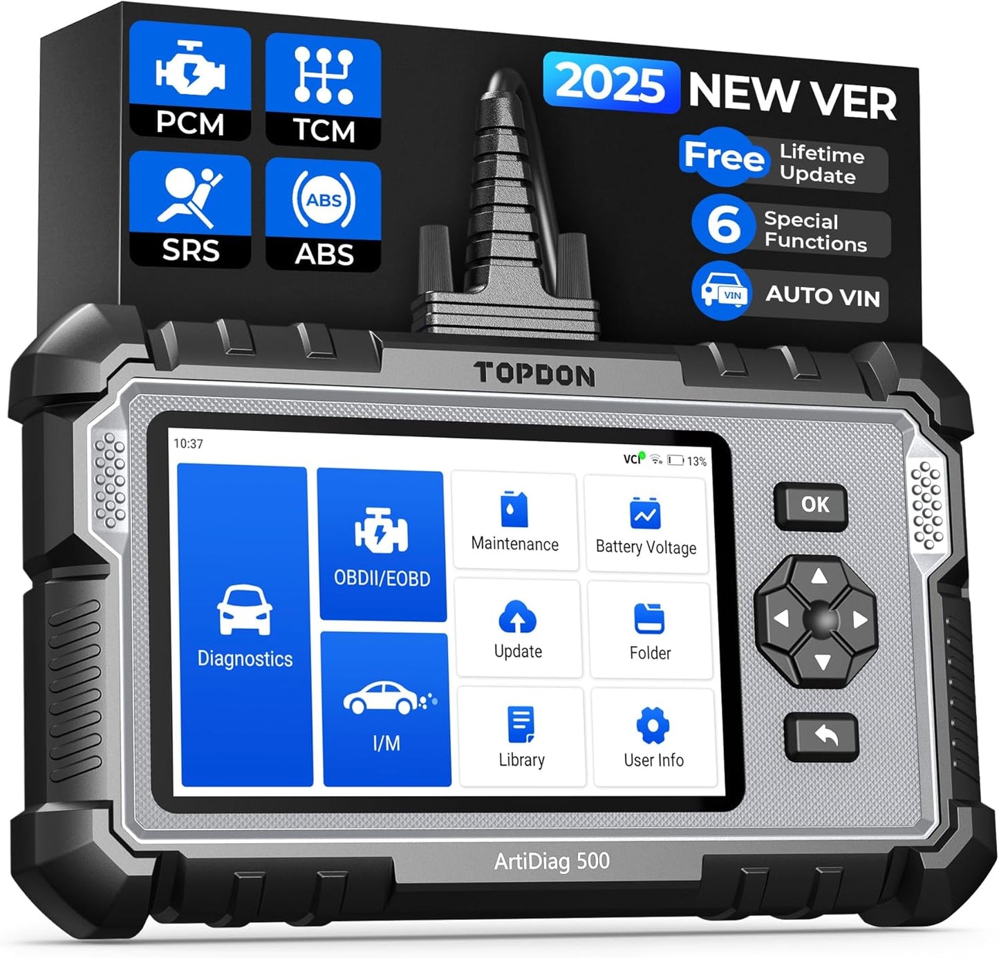 TOPDON OBD2 Scanner AD500: Advanced Diagnostic Tool for Cars