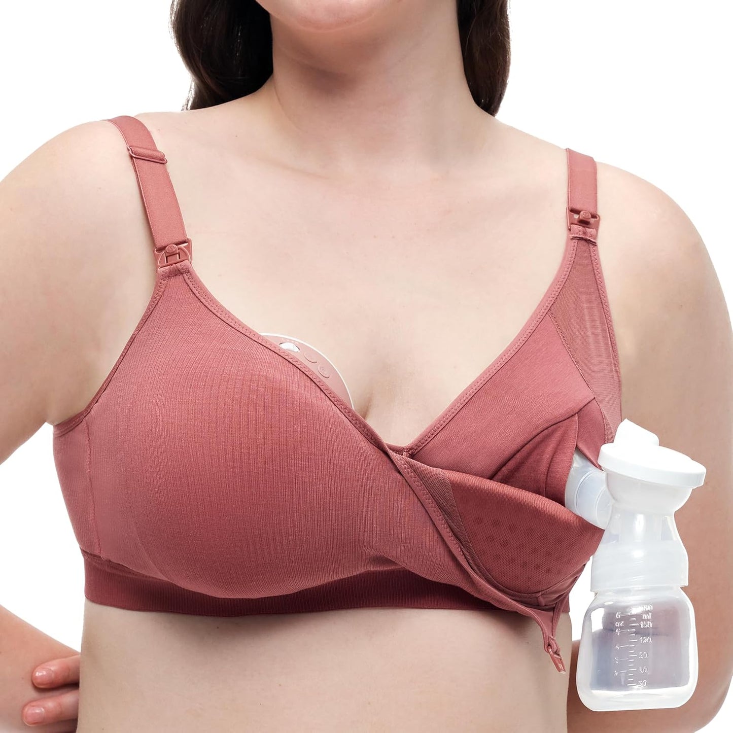 Momcozy Hands-Free Pumping Bra for Comfortable All-Day Use