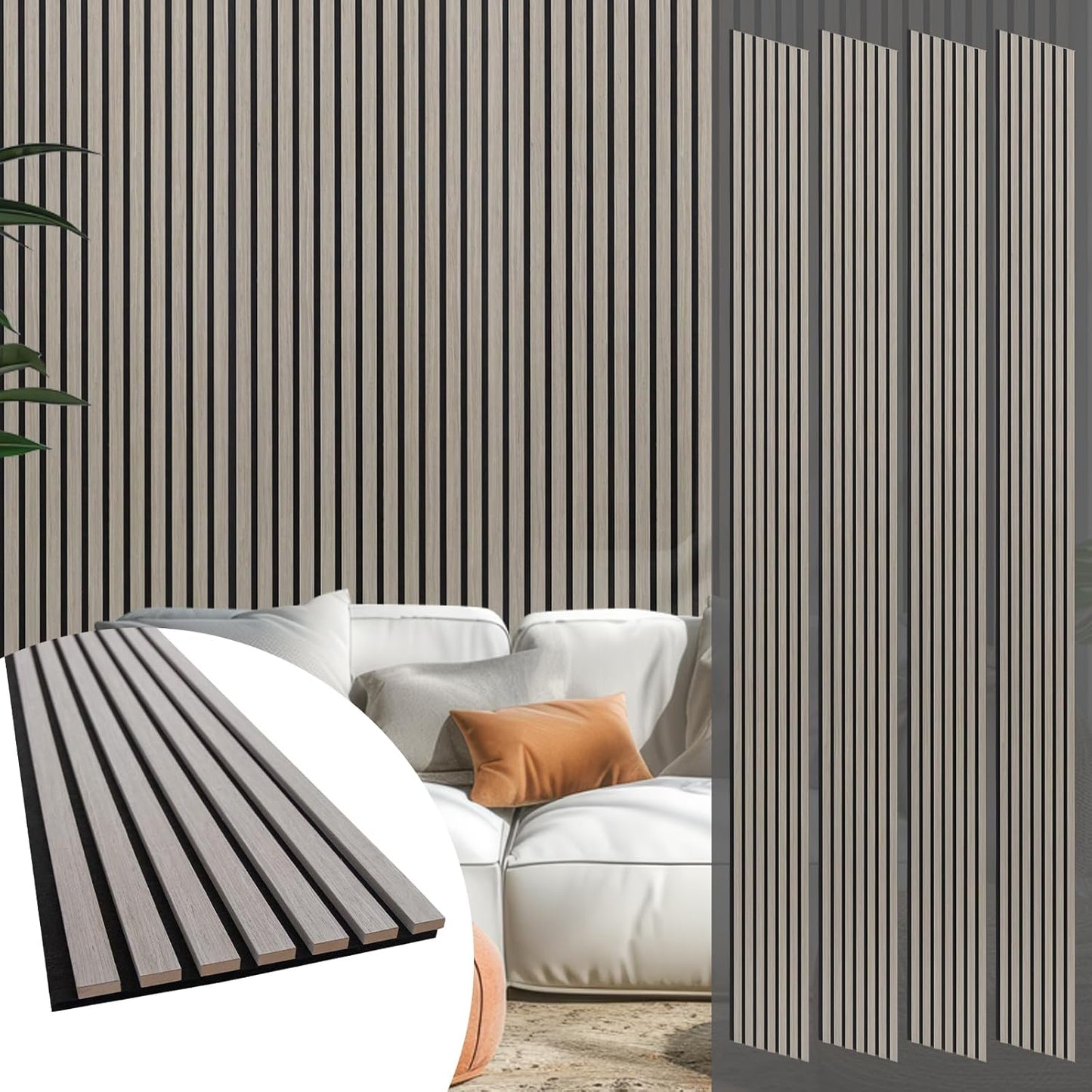 Yuzzy Wood Panels for Wall and Ceiling - Modern Acoustic Decor