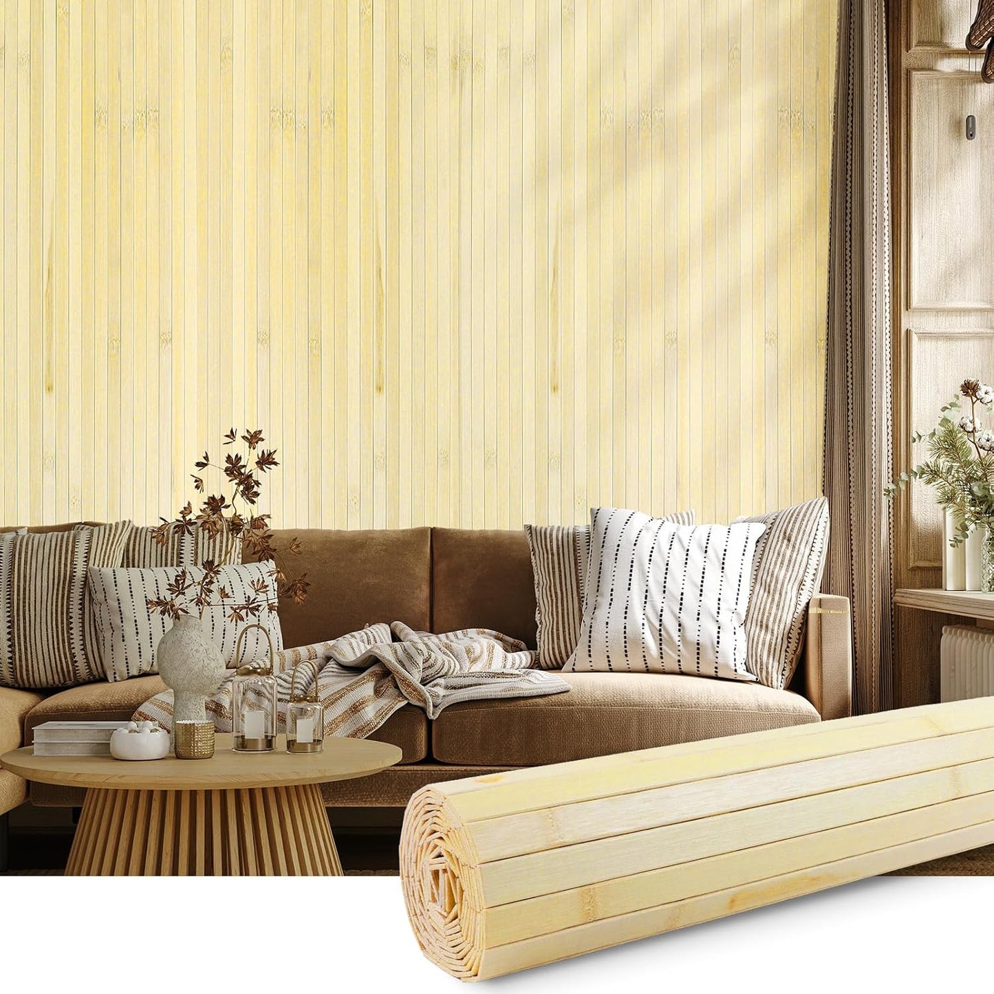 FONUNO Bamboo Wall Panel for Elegant Interior Decoration