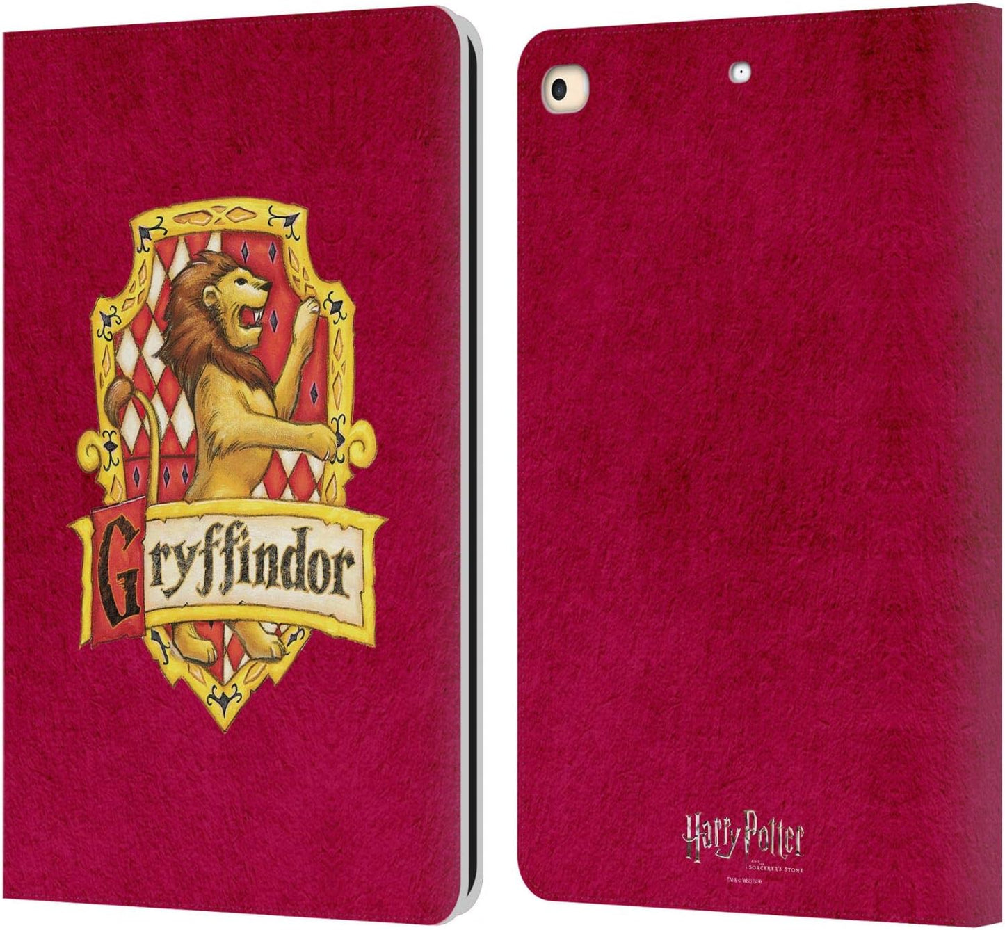 Harry Potter Gryffindor Crest Leather Wallet Case for iPad 9.7